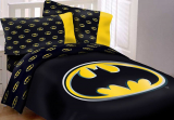 Batman Emblem 3 Piece Reversible Super Soft Luxury Queen Size Comforter Set