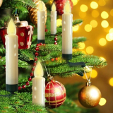 Battery Powered Remote Control LED Christmas Tree Candles