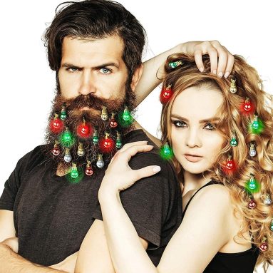 Beardaments Lights- Light Up Beard Ornaments