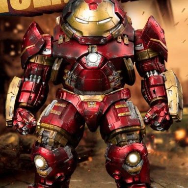 Beast Kingdom Avengers: Age of Ultron: Iron Man Hulkbuster EAA-100 Egg Attack Action Figure