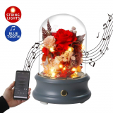 Beauty and Beast Enchanted Rose Bluetooth Speaker with LED Light