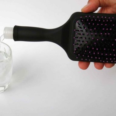 Bev-Brush Paddle Brush Secret Flask