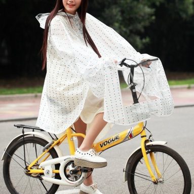 Bicycle Bike Raincoat Rain Cape with Hood