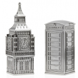 Big Ben Phone Booth Salt and Pepper Shakers