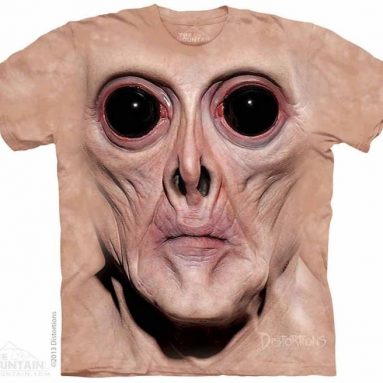 Big Face Krem The Mountain Tee Shirt Adult