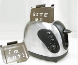 Bite Me/I’m Hot! Stainless Steel Toaster