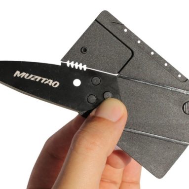 Black Credit Card Knife
