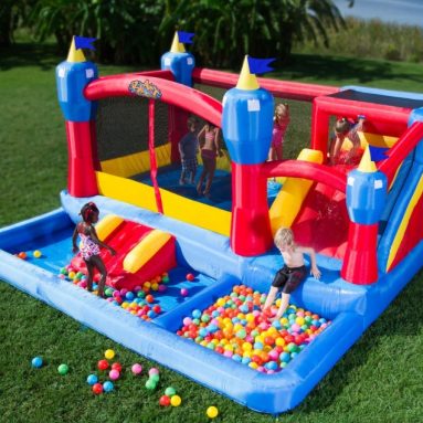 Blast Zone Misty Kingdom Inflatable Bouncer