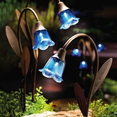 Blue Bell Solar Lawn Stakes