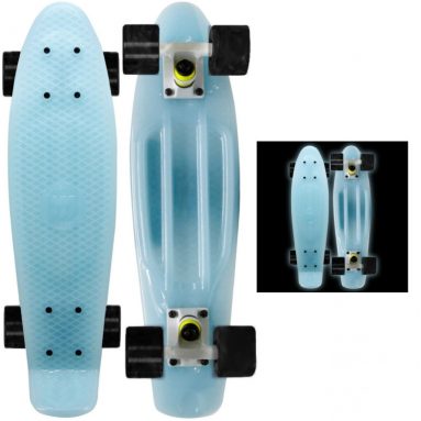 Blue Glow in the Dark Skateboard