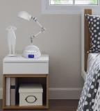 Bluetooth Adjustable Robot Speaker Lamp with Alarm Clock