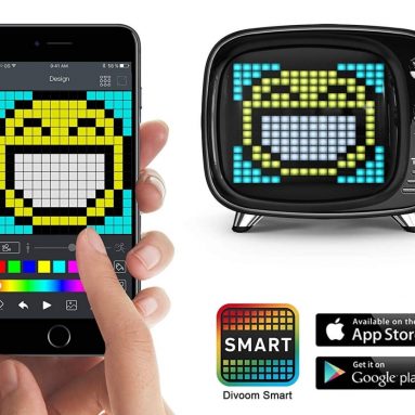 Bluetooth Pixel Art Speaker with 256 Full RGB Programmable LED