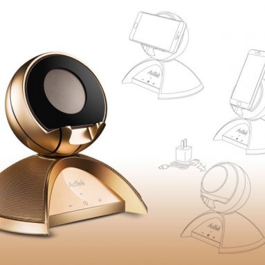 Bluetooth Speaker with Unique Phone Holder