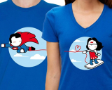 BoldLoft Made for Loving You His Hers Matching Couple Shirts