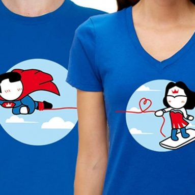 BoldLoft Made for Loving You His Hers Matching Couple Shirts