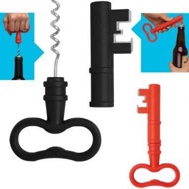 Bottle Opener and Cork Screw All in One