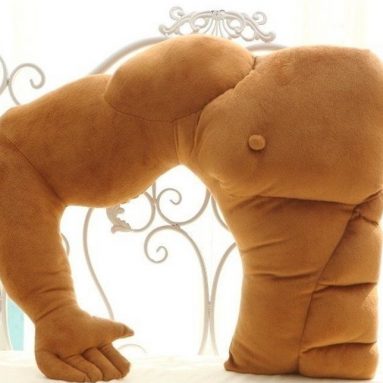 Boyfriend Muscle Man Body Arm Plush Cotton Pillow