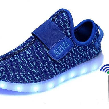 Breathable LED Light Up Shoes USB Sneakers for Kids Boys Girls