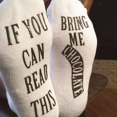 “Bring Me Chocolate” Socks