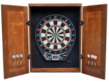 Brookline Electronic Dartboard Cabinet Set