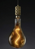 Bulbrite LED Grand Filament Nostalgic Droplet Shaped Light Bulb