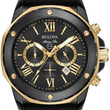 56% discount: Bulova Men’s 44mm Marine Star Chronograph Watch