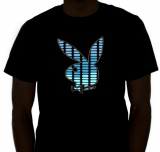 Bunny Sound Activated LED Flashing Equalizer Rave Shirt