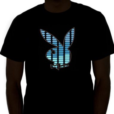 Bunny Sound Activated LED Flashing Equalizer Rave Shirt