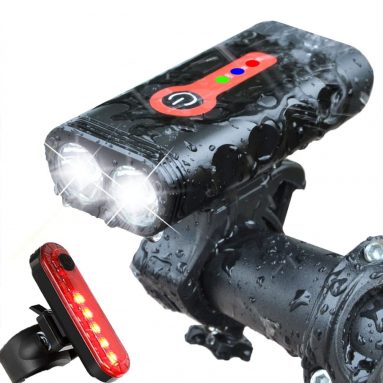 BurningSun Bike Light Set 5 Mode 1000 Lumens Super Bright