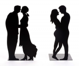 By The Book Love Metal Bookend Pair