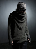 ByTheR Vintage Grunge Gothic Scarf