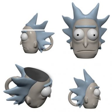 Rick and Morty Rick Sanchez Molded Mug