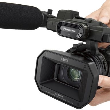 Camcorder with High-Powered 20x Optical Zoom and Professional Functions