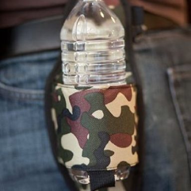Camo Beer Bottle Hip Holster