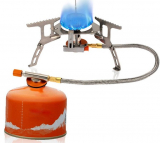 Camping Gas Stove Cooking Portable Foldable Split Burner Outdoor Hiking