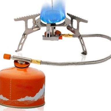 Camping Gas Stove Cooking Portable Foldable Split Burner Outdoor Hiking