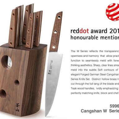 Cangshan W Series 6-Piece German Steel Knife Block Set