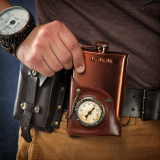 Capt. Jules’ Everlasting Steampunk Flask Leather Holster