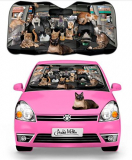 Car Full of Cats Auto Sunshade