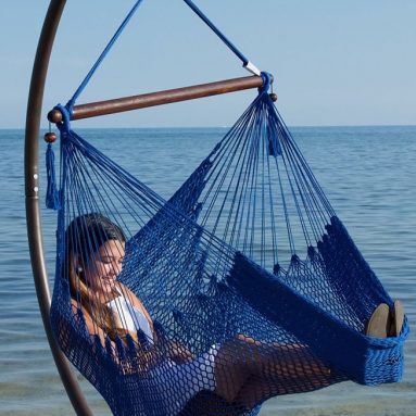 Caribbean Hammock Chair with Footrest