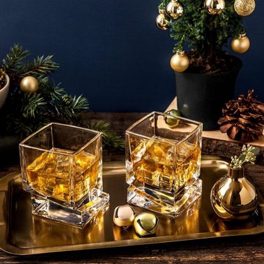Carre Square Scotch Glasses