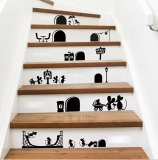 Cartoon Cute Mouse Holes Wall Decals