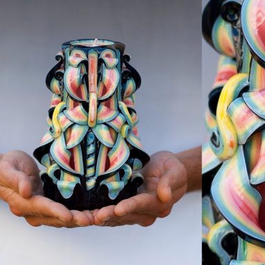 Carved candles – Unique Gift
