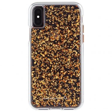 Case-Mate iPhone X Case – KARAT – Metallic Rose Gold Highlights