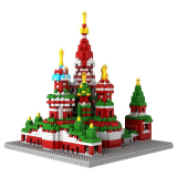 Cathedral Pokrovsky Church Micro Block Building Set