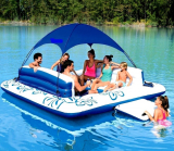 Chair Water Lounger Inflatable Lake Large Floating Island Lounge Raft