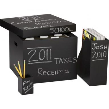 chalkboard office accessories