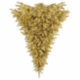 Champagne Upside Down Artificial Christmas Tree