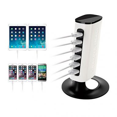 Charge Tower 6-Port USB Desktop Charger