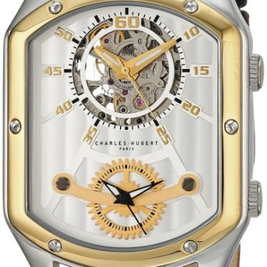 Charles-Hubert Mechanical Hand Wind Brown Watch